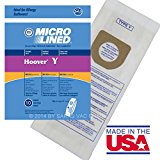 Hoover Vacuum Bags Type Y for Windtunnel Upright Microlined Bag 10 Pack