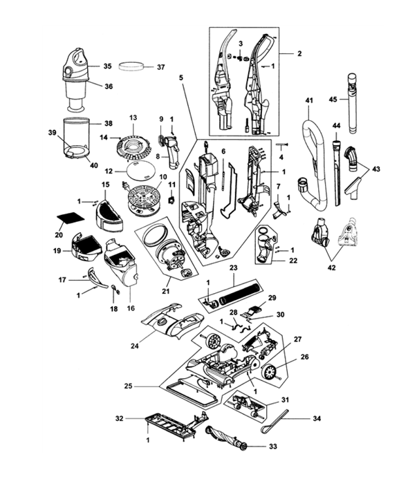 Assembly: Hoover WindTunnel® 3 Pro Pet Bagless Upright