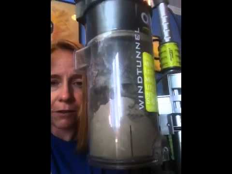 Disgusting amount of dirt the Hoover Windtunnel Air vacuum