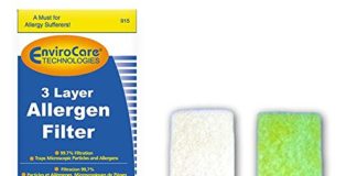 EnviroCare Replacement Three layer Final Vacuum Filters for